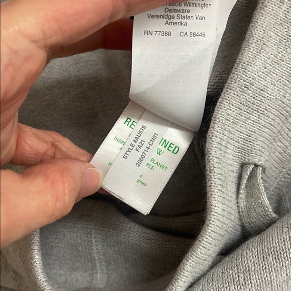 J. Crew Cotton Cashmere Jogger Pullover Set XS Grey Neutral Knit Minimalist - Picture 11 of 11